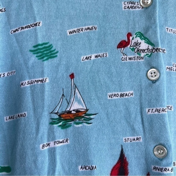 J. Crew Florida‎ Map Sweater Size Medium - Picture 11 of 16